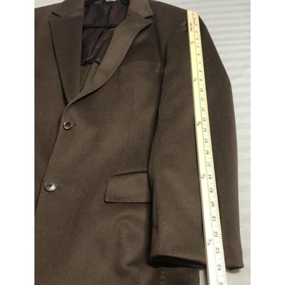 Hugo Boss Blazer Mens 42R Brown 100% Cashmere SCOLA-HX Two Button Notch Lapel - Picture 10 of 12